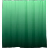 Smaragdgroene tinten douchegordijn (Voorkant)