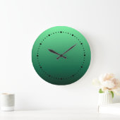 Smaragdgroene tinten grote klok (Huis)