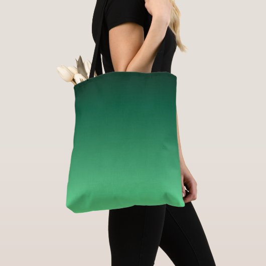 Smaragdgroene tinten tote bag (Dichtbij)