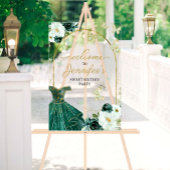 Smaragdgroene vlinder zoet 16 Welkom Acryl Bord