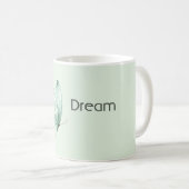 Smaragdgroene Vlinderdroom Koffiemok (Voorkant rechts)