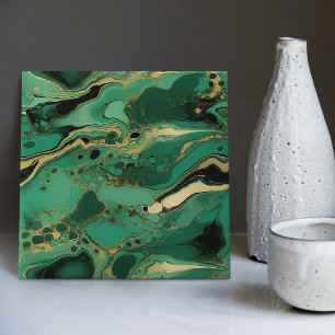 Smaragdgroene wanddecor moderne chique mozaïek tegeltje