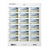 Smaragdgroene wateren Tropisch strand Hawaï Jamaic Etiket (Full Sheet)