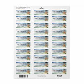 Smaragdgroene wateren Tropisch strand Hawaï Jamaic Etiket (Full Sheet)