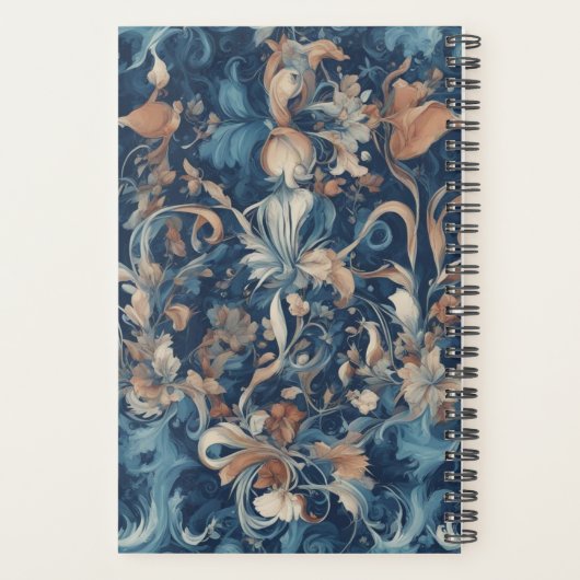 smaragdgroene weekblad als cadeau planner (Achterkant)