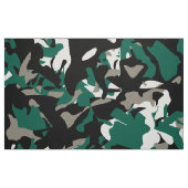 Smaragdgroene zwarte camouflage stof (Fat Quarter)