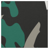 Smaragdgroene zwarte camouflage stof (Close Up)