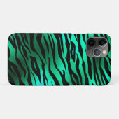 Smaragdgroene Zwarte Tijgerstrepen Wilde Dieren Case-Mate iPhone Case (Achterkant (horizontaal))