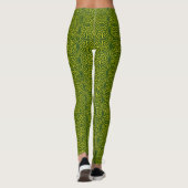 Smaragdknoopbroek - Vertigo Green Celtic Leggings (Achterkant)