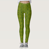 Smaragdknoopbroek - Vertigo Green Celtic Leggings (Voorkant)