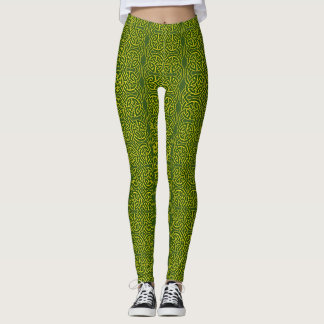 Smaragdknoopbroek - Vertigo Green Celtic Leggings