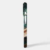 Smaragdmarmeren iPhone hoesje met stijl en elegant (Achterkant / Links)