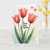 Smaragdstengelbloesemkaart Kaart (Gele Bloem)