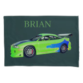 Smaragdwegenloop van de Groene Horizon Kussensloop (Voorkant)