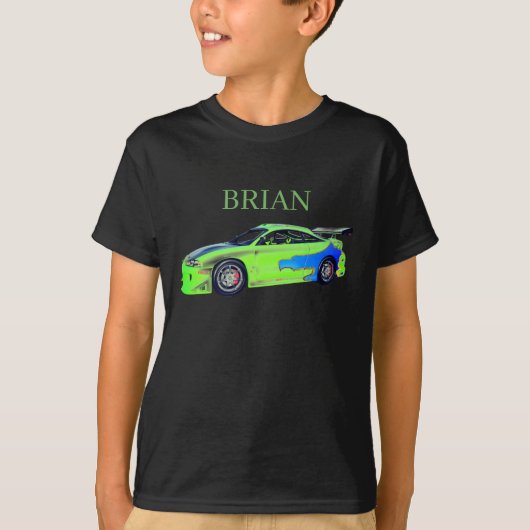 Smaragdwegracer van de Groene Horizon T-shirt (Voorkant)