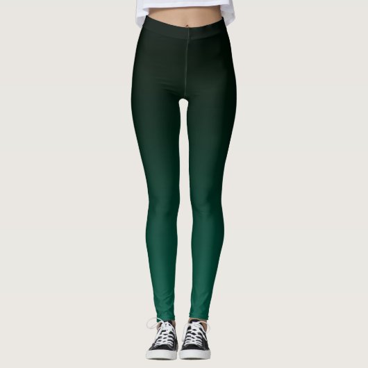 Smaraggroen Leggings (Voorkant)