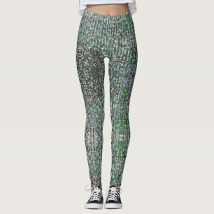 Smaraginesequines met groene mousserende glitterse leggings