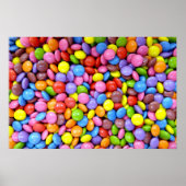 Smarites - achtergrond chocolade-snoep poster (Voorkant)