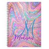 Smarmerkunst van de konijnenregenboogkunst notitieboek (Voorkant)