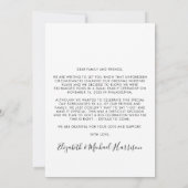 Smarried Now Party Later fotobruiloft Kaart (Achterkant)