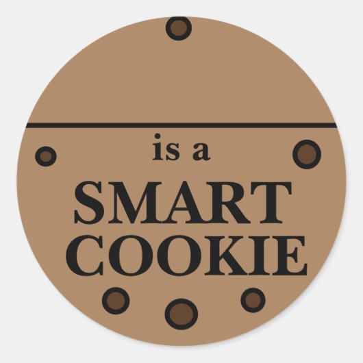 Smart a Cookie Sticker (Voorkant)
