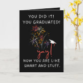 Smart Afstudeerder gefeliciteerd, je deed het Afst Kaart (Gele Bloem)