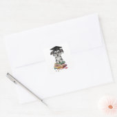Smart Afstuderen Dog Sticker – Schattigee Pup met  (Envelop)