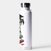 Smart Afstuderen Dog Sticker – Schattigee Pup met  Waterfles (Links)