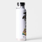 Smart Afstuderen Dog Sticker – Schattigee Pup met  Waterfles (Rechts)