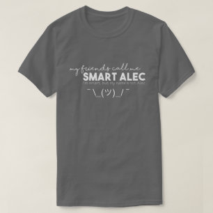 Smart Alec Donker T-shirt