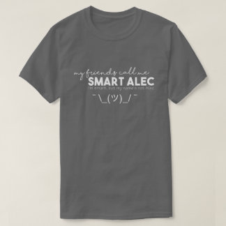 Smart Alec Donker T-shirt