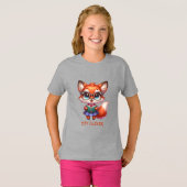 Smart and Clever Fox T-shirt (Voorkant volledig)