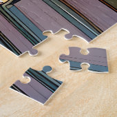 Smart Anime Girl in de bibliotheek Boeken lezen Legpuzzel (Zijkant)