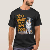 Smart Australian Shepherd T-shirt (Voorkant)