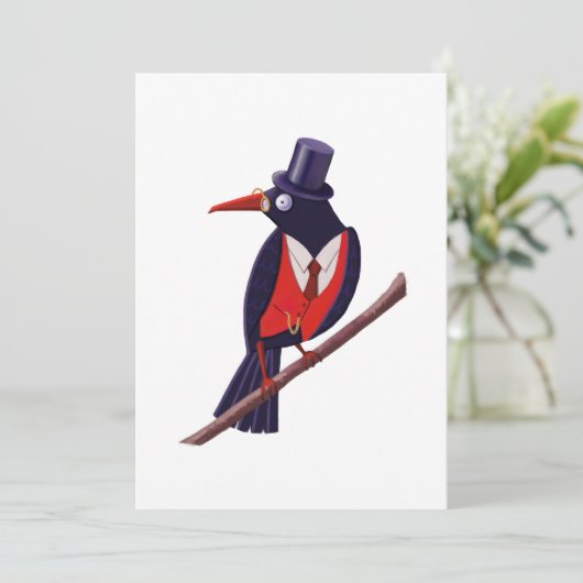 Smart Bird Bedankkaart (Staand voorkant)