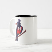 Smart Bird Tweekleurige Koffiemok (Voorkant links)