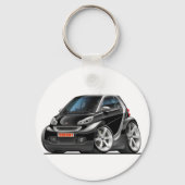 Smart Black Car Sleutelhanger (Voorkant)