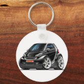 Smart Black Car Sleutelhanger (Voorkant)