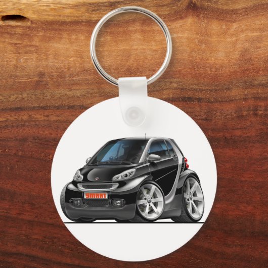 Smart Black Car Sleutelhanger (Voorkant)