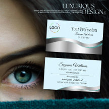 Smart Blauwgroen Wavy Silver Decor met Branding Lo