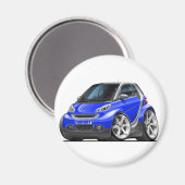 Smart Blue Car Magneet (Voorkant / Achterkant)