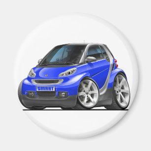 Smart Blue Car Magneet