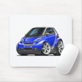 Smart Blue Car Muismat (Met muis)