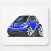 Smart Blue Car Muismat (Voorkant)