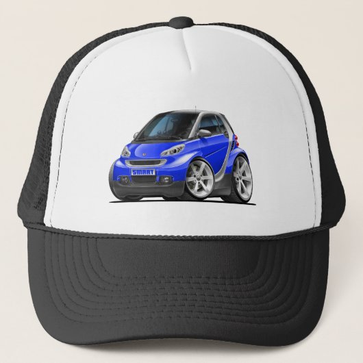 Smart Blue Car Trucker Pet (Voorkant)