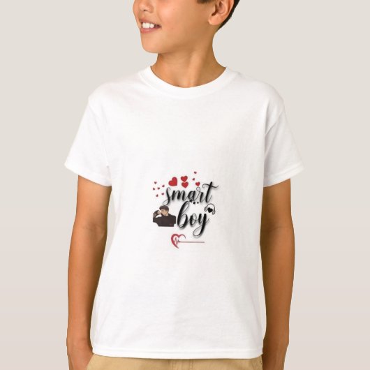 Smart Boy T-shirt heeft je zoon cadeau gedaan (Voorkant)