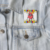 Smart Brain Pin Button – Schattige Terug naar Scho (In situ)