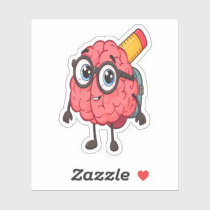 Smart Brain Terug naar School Sticker Blad - Schat