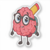 Smart Brain Terug naar School Sticker Blad - Schat (Voorkant)