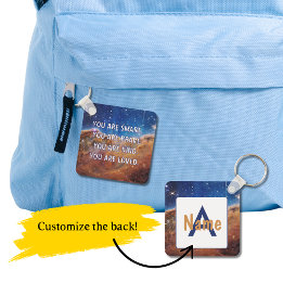 Smart Brave Kind Geliefd  Sleutelhanger